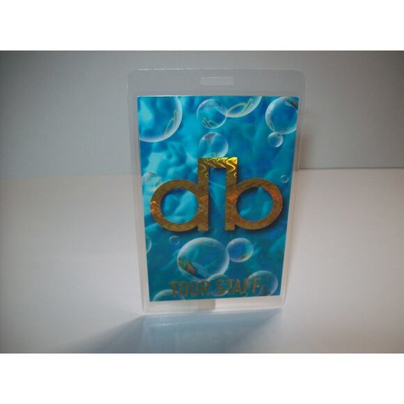 David Bowie Outside Backstage Pass Original 1995 Pop Rock Gift DB Bubbles Blue - Picture 4 of 4